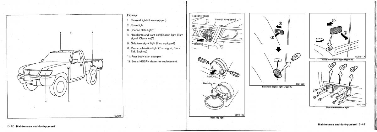 Nissan Patrol Y61 GR owners manual / page 146