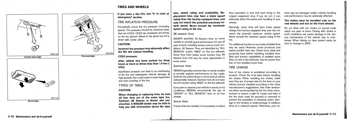 Nissan Patrol Y61 GR owners manual / page 147