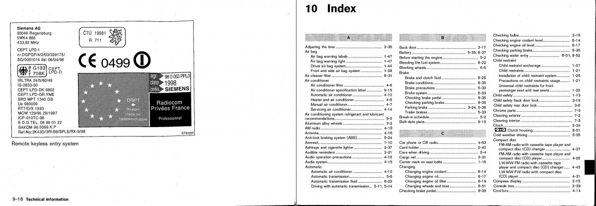 Nissan Patrol Y61 GR owners manual / page 157