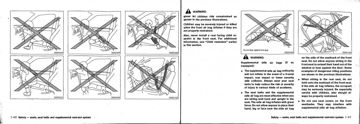 Nissan Patrol Y61 GR owners manual / page 24