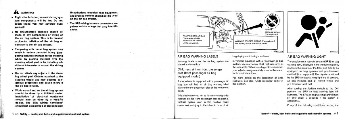 Nissan Patrol Y61 GR owners manual / page 27