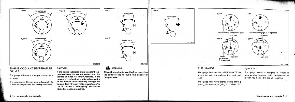 Nissan Patrol Y61 GR owners manual / page 33