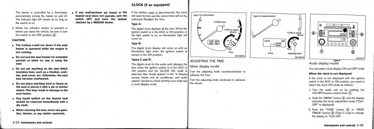 Nissan Patrol Y61 GR owners manual / page 45