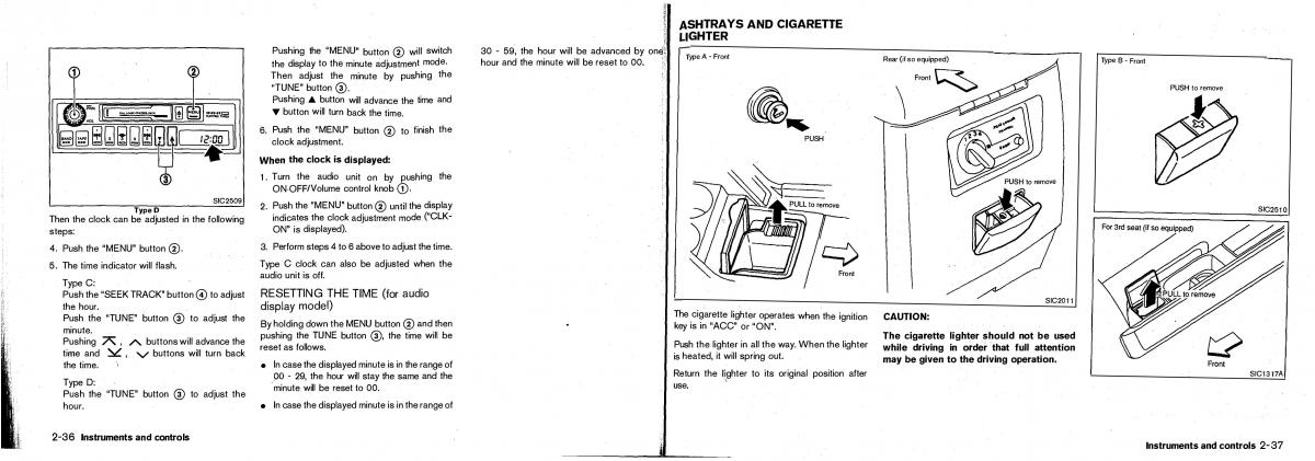 Nissan Patrol Y61 GR owners manual / page 46