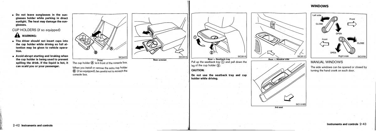 Nissan Patrol Y61 GR owners manual / page 49