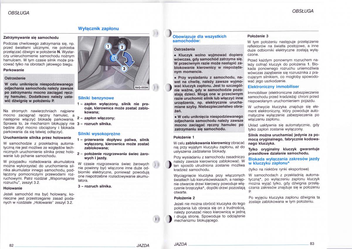 VW Polo IV 4 instrukcja obslugi / page 63