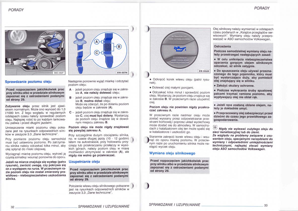 VW Polo IV 4 instrukcja obslugi / page 87