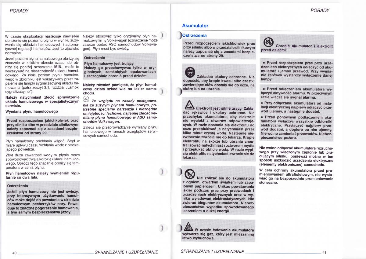 VW Polo IV 4 instrukcja / page 91