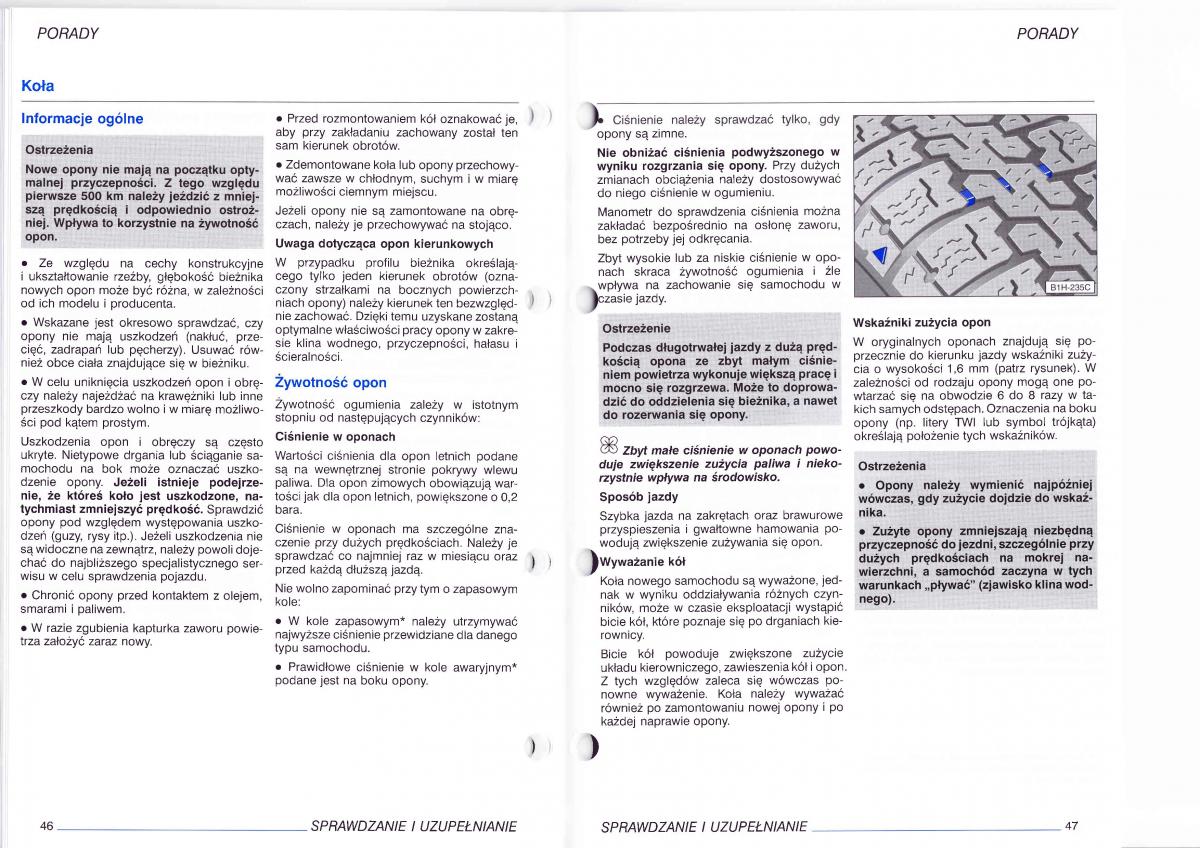 VW Polo IV 4 instrukcja obslugi / page 94