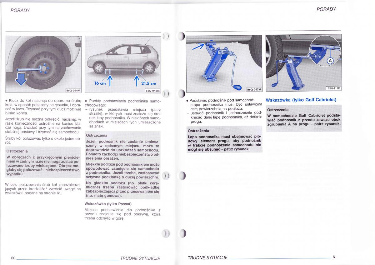 VW Polo IV 4 instrukcja obslugi / page 101