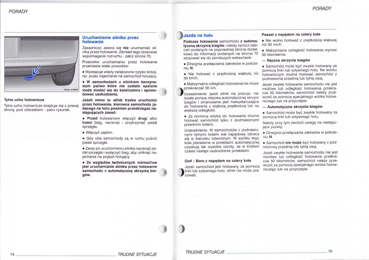 VW Polo IV 4 instrukcja obslugi / page 108