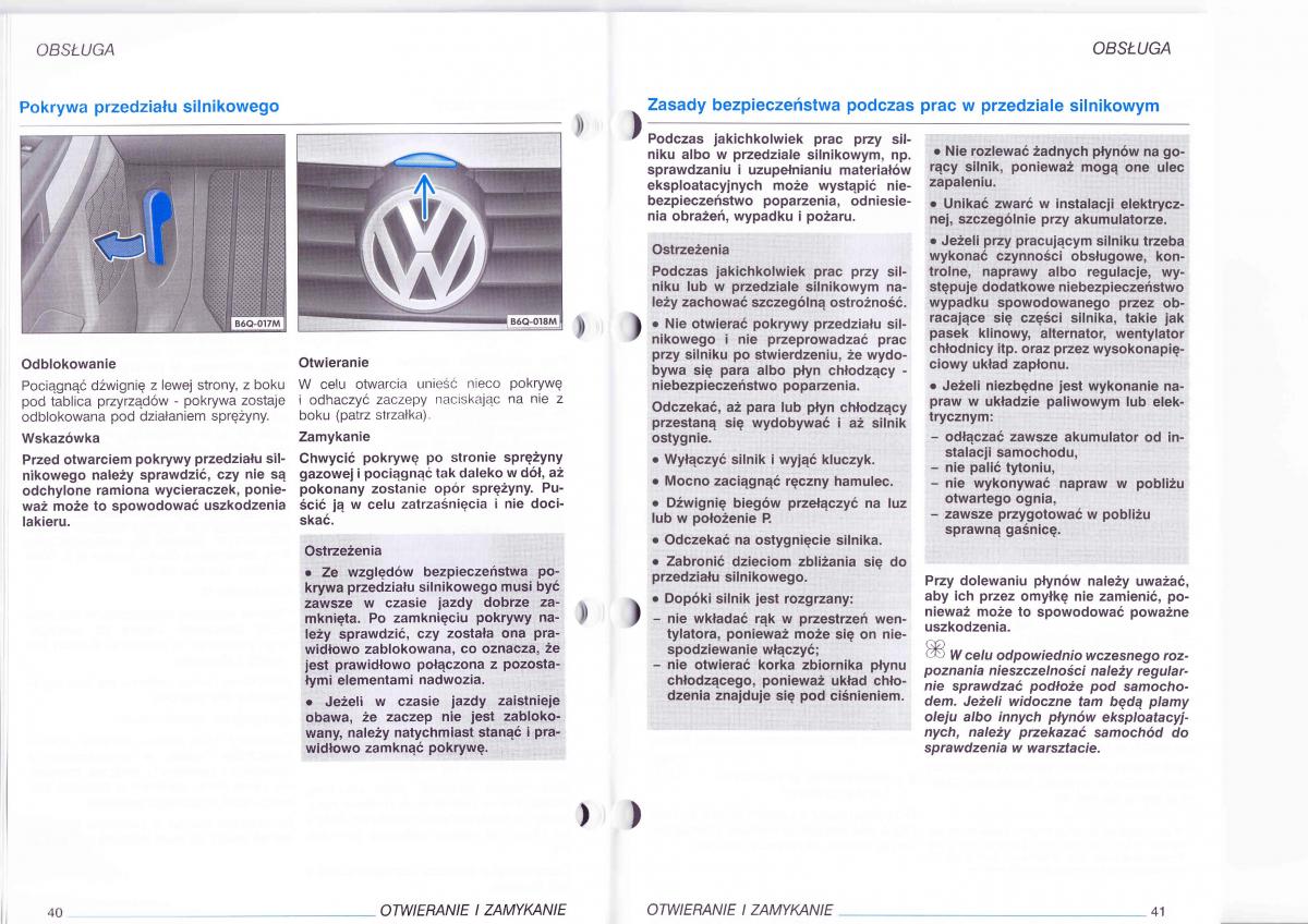 VW Polo IV 4 instrukcja / page 42