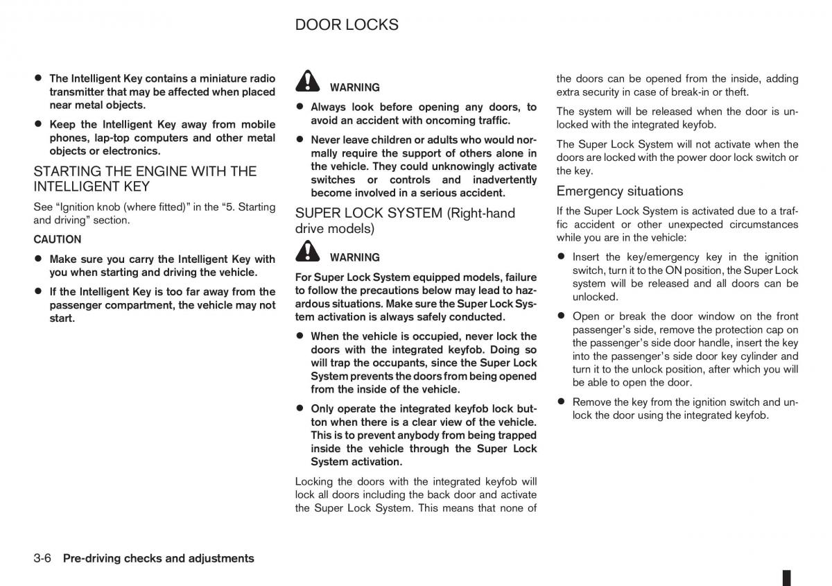 Nissan Note I 1 E11 owners manual / page 76