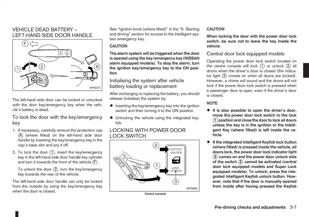 Nissan Note I 1 E11 owners manual / page 77