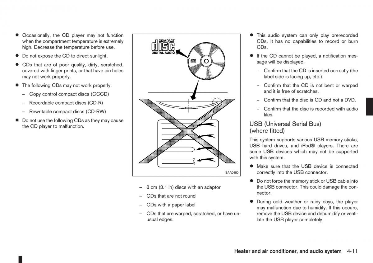 Nissan Note I 1 E11 owners manual / page 95