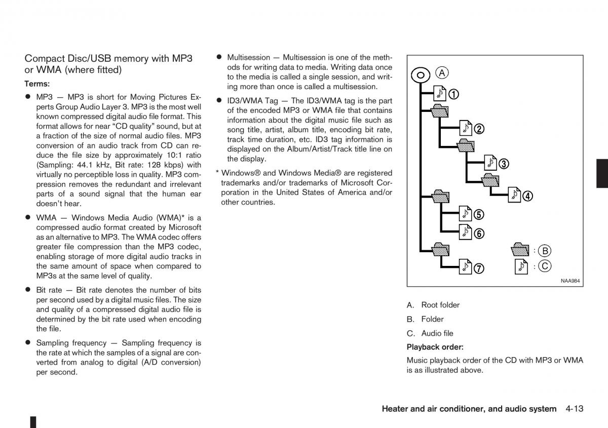 Nissan Note I 1 E11 owners manual / page 97