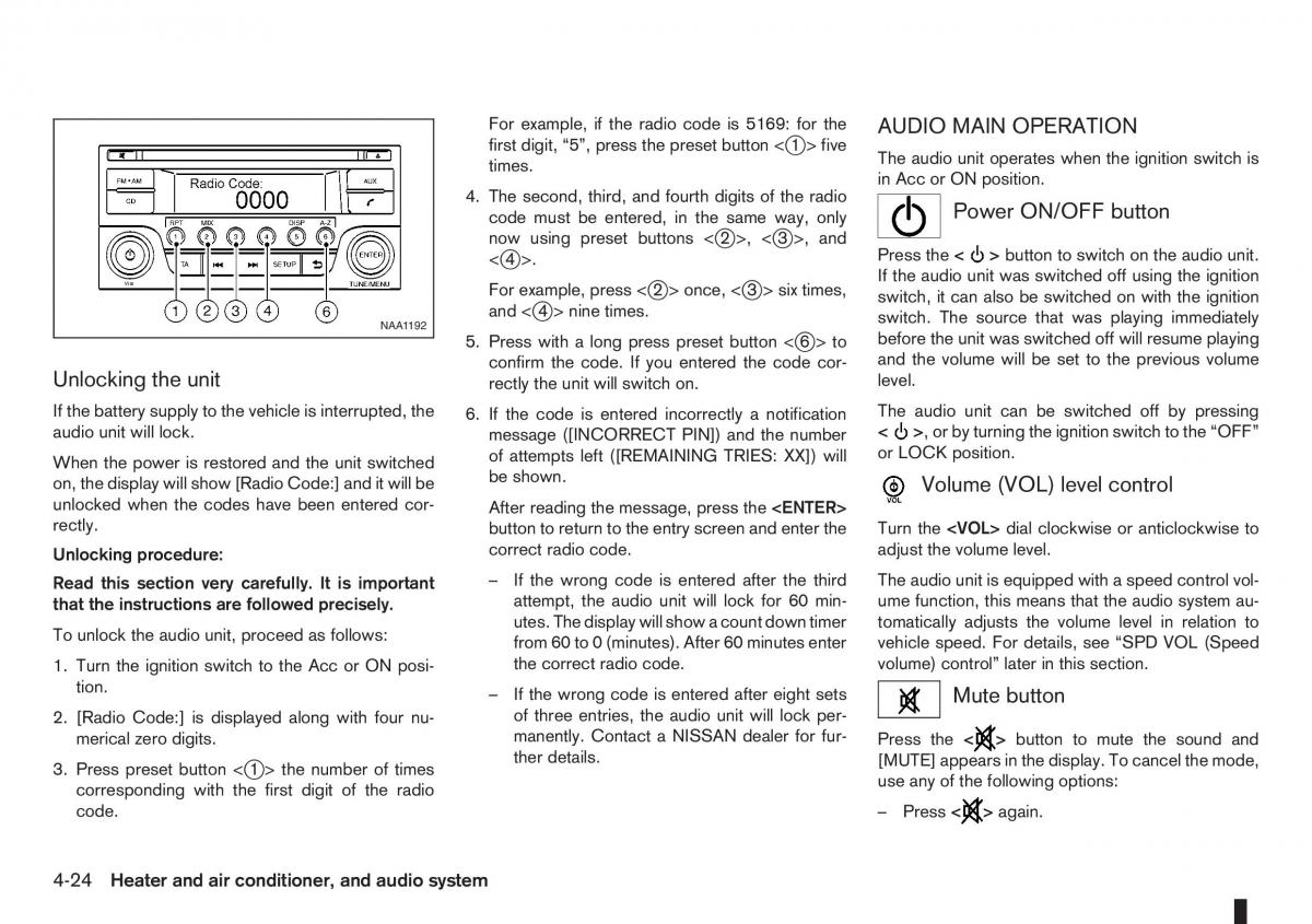 Nissan Note I 1 E11 owners manual / page 108