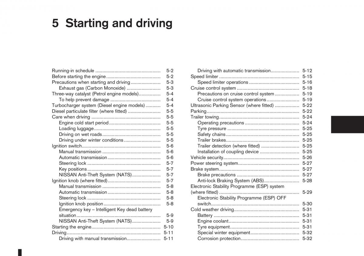 Nissan Note I 1 E11 owners manual / page 125