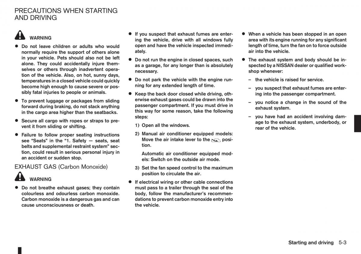 Nissan Note I 1 E11 owners manual / page 127