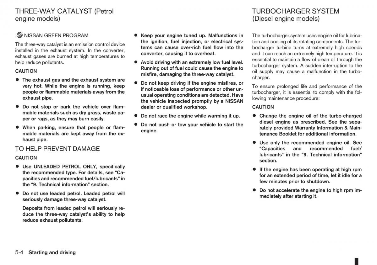 Nissan Note I 1 E11 owners manual / page 128