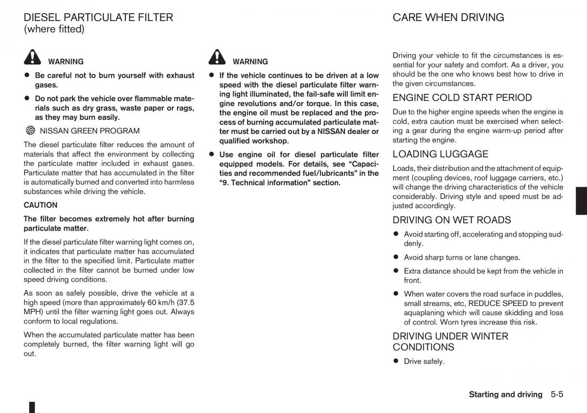 Nissan Note I 1 E11 owners manual / page 129