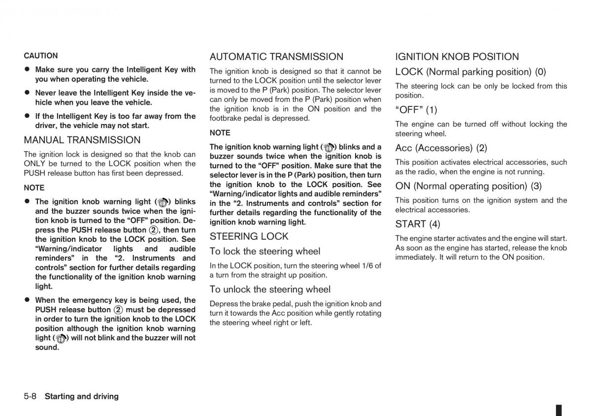 Nissan Note I 1 E11 owners manual / page 132