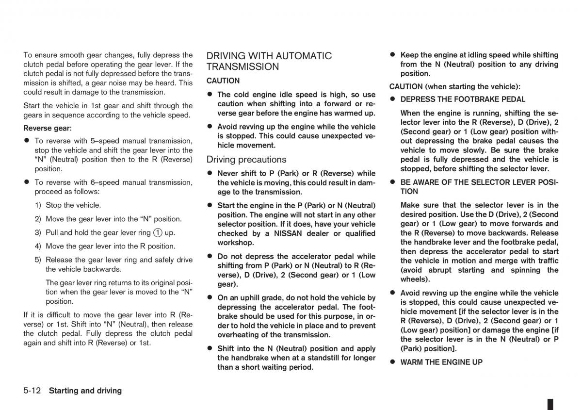 Nissan Note I 1 E11 owners manual / page 136