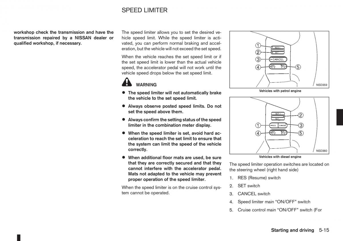 Nissan Note I 1 E11 owners manual / page 139