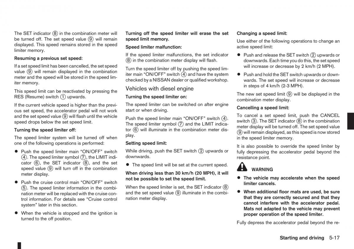 Nissan Note I 1 E11 owners manual / page 141