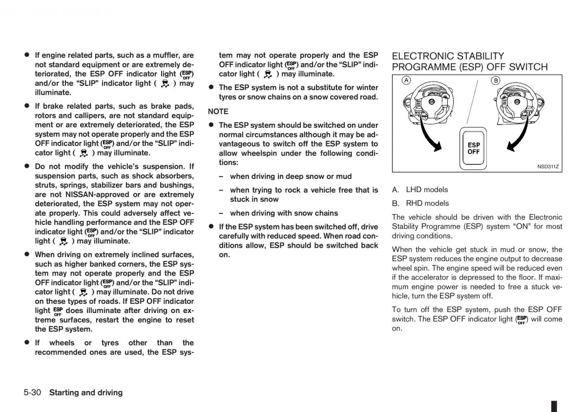 manual nissan note nissan note i 1 e11 owners manual / page 154