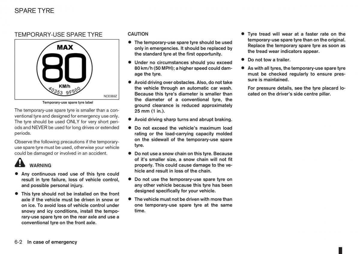 Nissan Note I 1 E11 owners manual / page 158