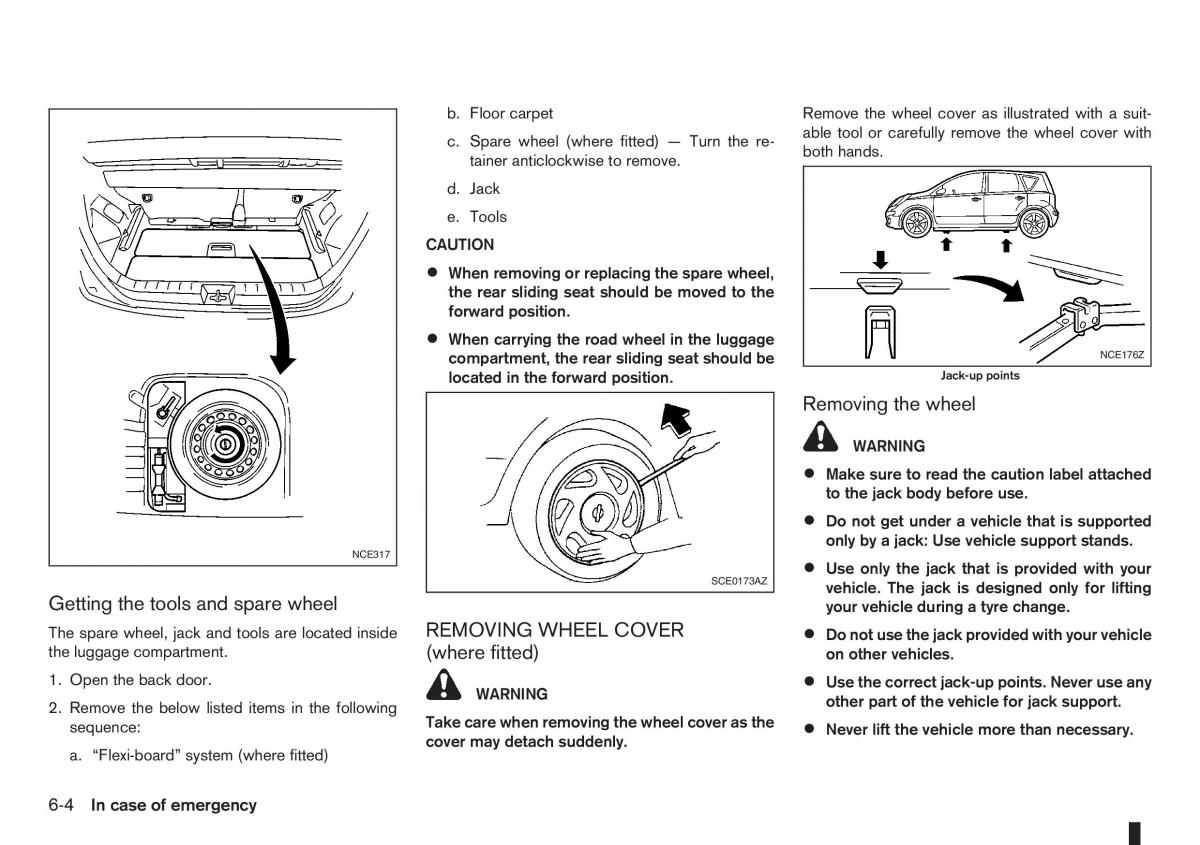 Nissan Note I 1 E11 owners manual / page 160