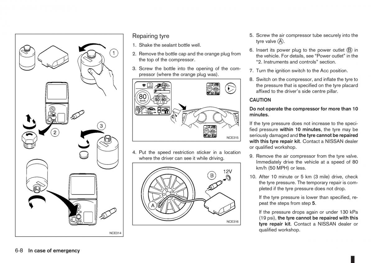 Nissan Note I 1 E11 owners manual / page 164