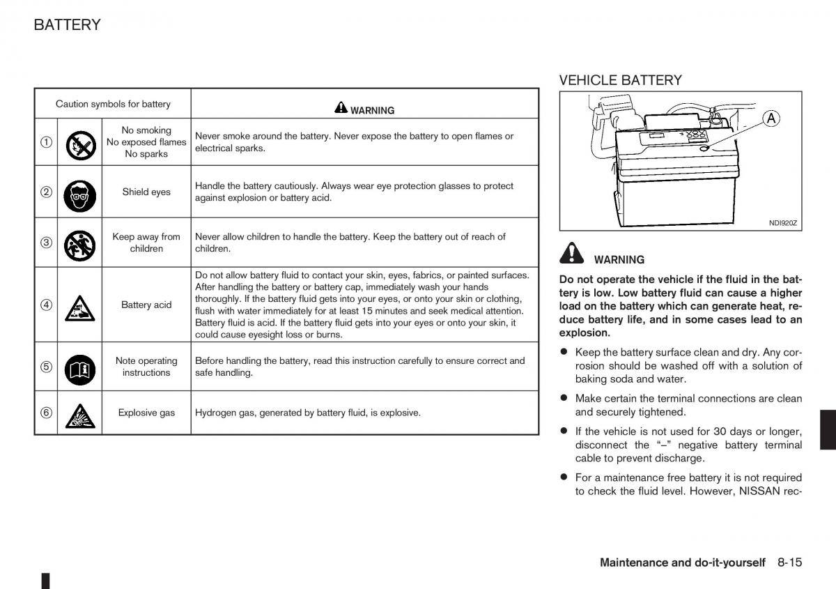 Nissan Note I 1 E11 owners manual / page 191