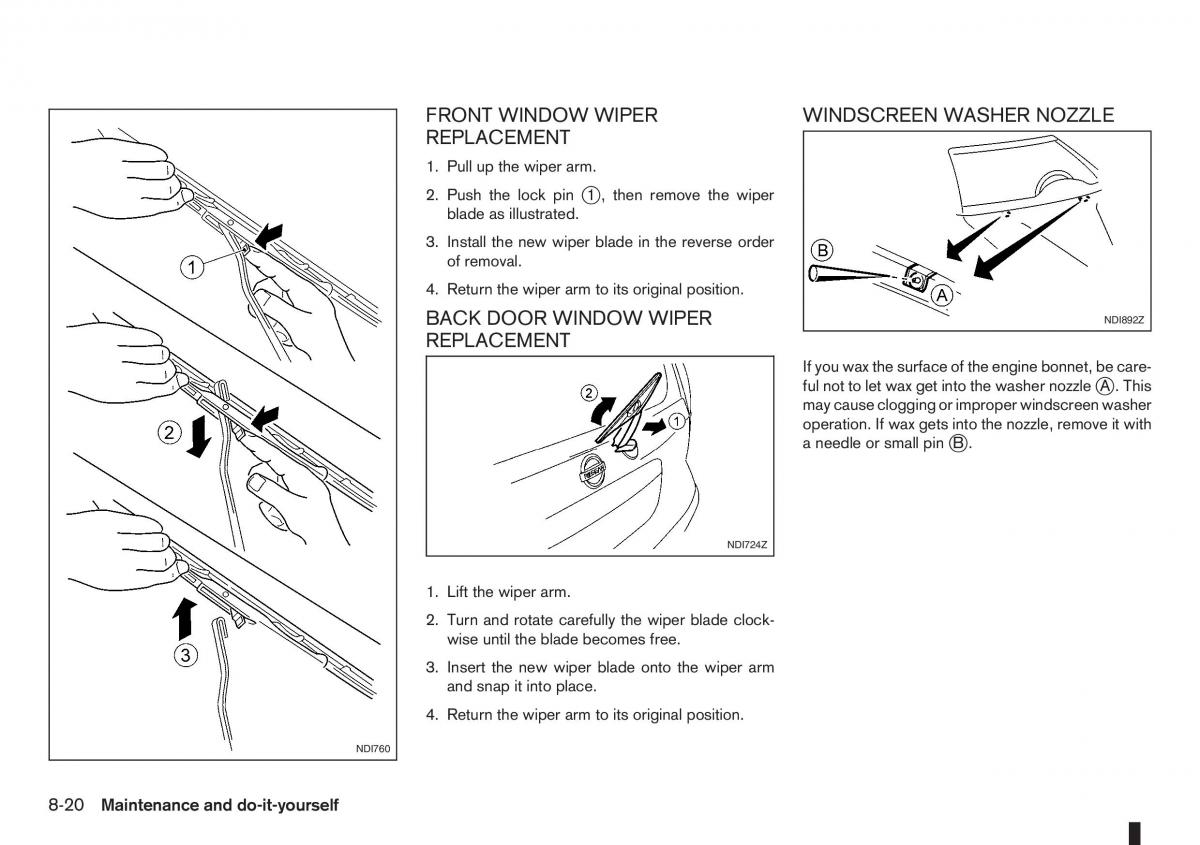 Nissan Note I 1 E11 owners manual / page 196