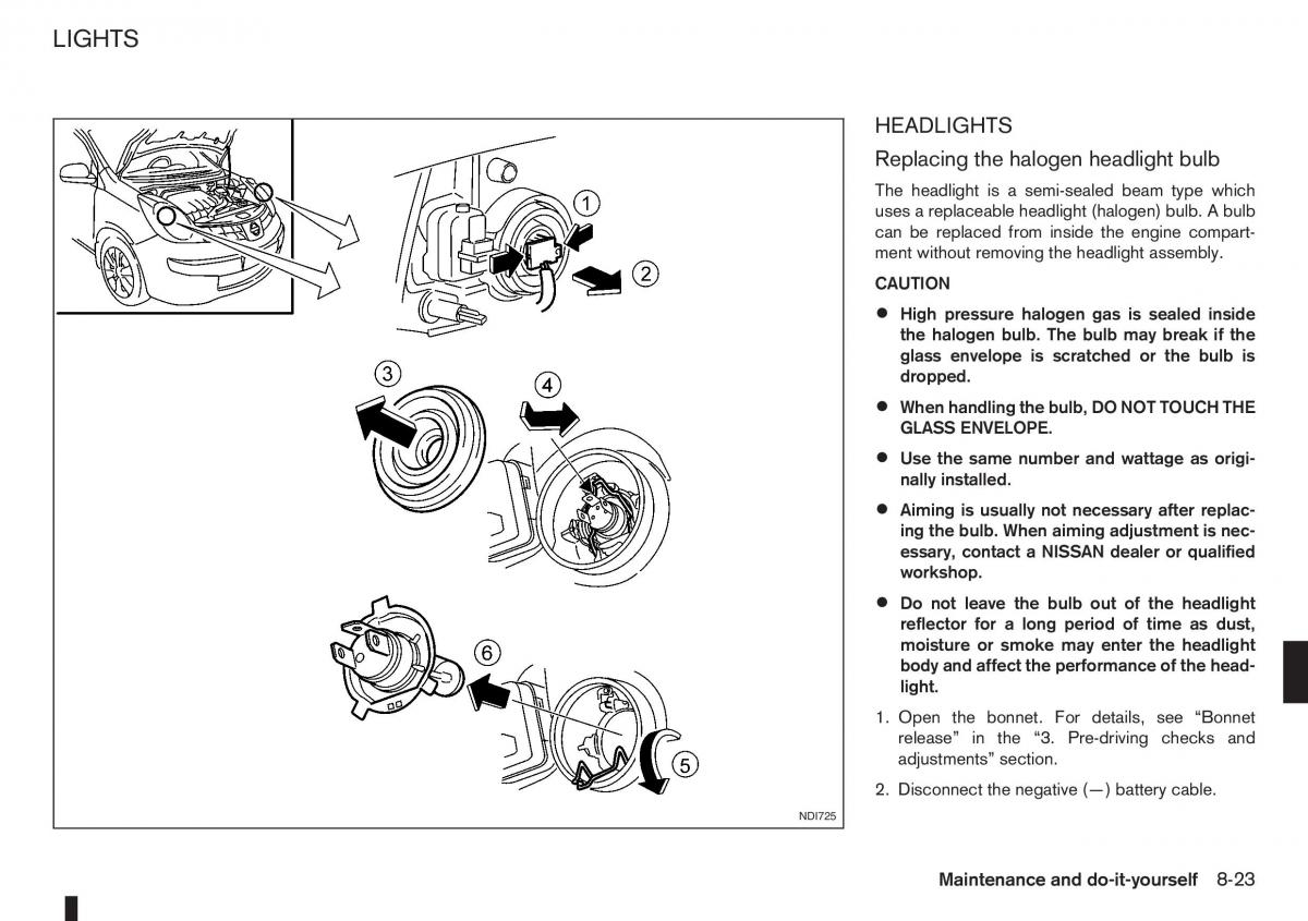 Nissan Note I 1 E11 owners manual / page 199