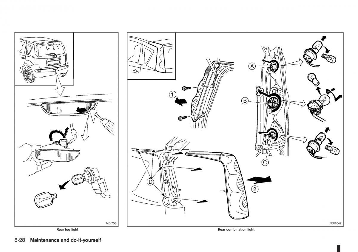 Nissan Note I 1 E11 owners manual / page 204