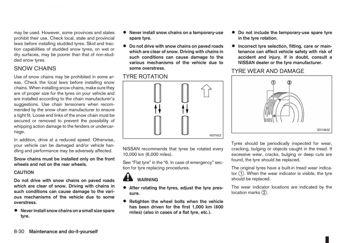 Nissan Note I 1 E11 owners manual / page 206