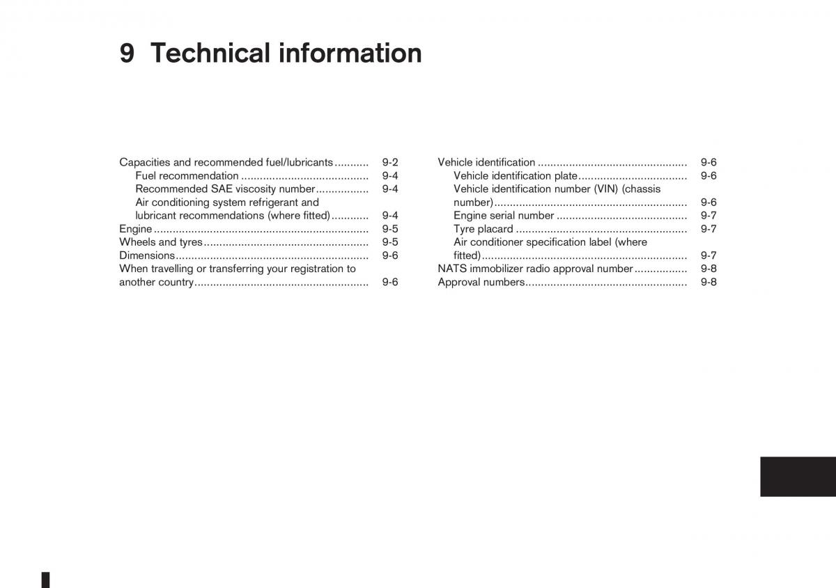 Nissan Note I 1 E11 owners manual / page 209