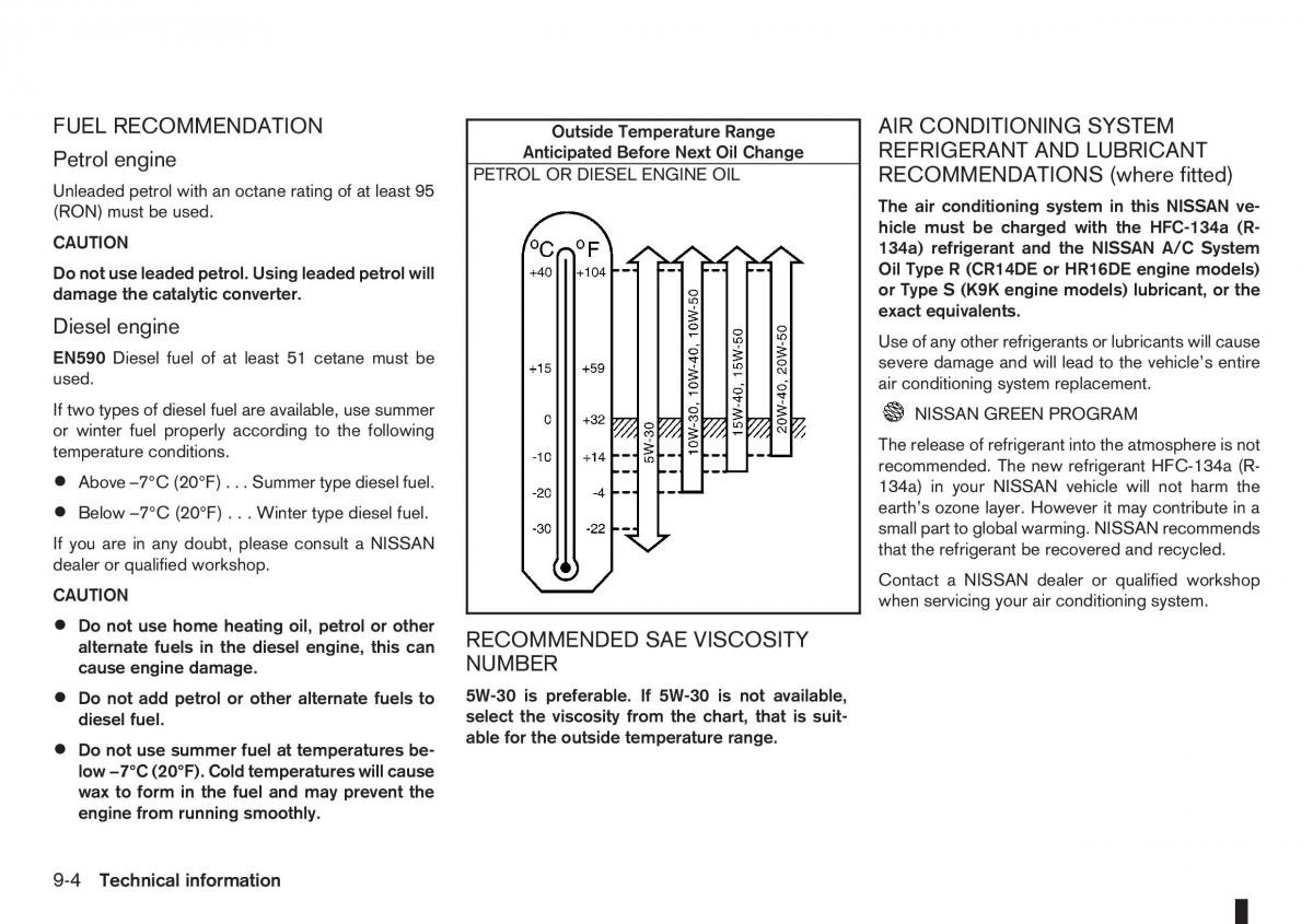 Nissan Note I 1 E11 owners manual / page 212