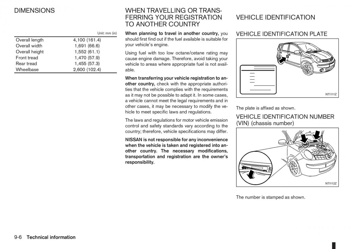 Nissan Note I 1 E11 owners manual / page 214