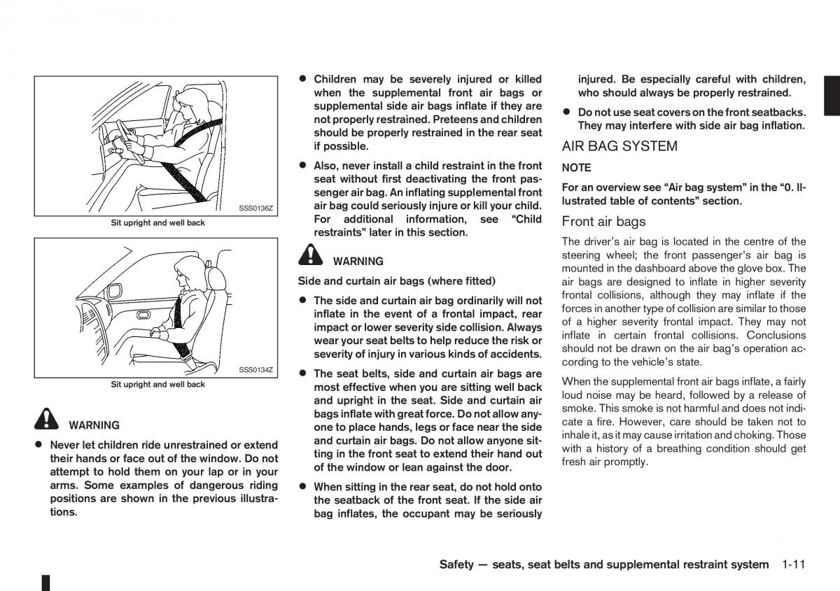 Nissan Note I 1 E11 owners manual / page 29