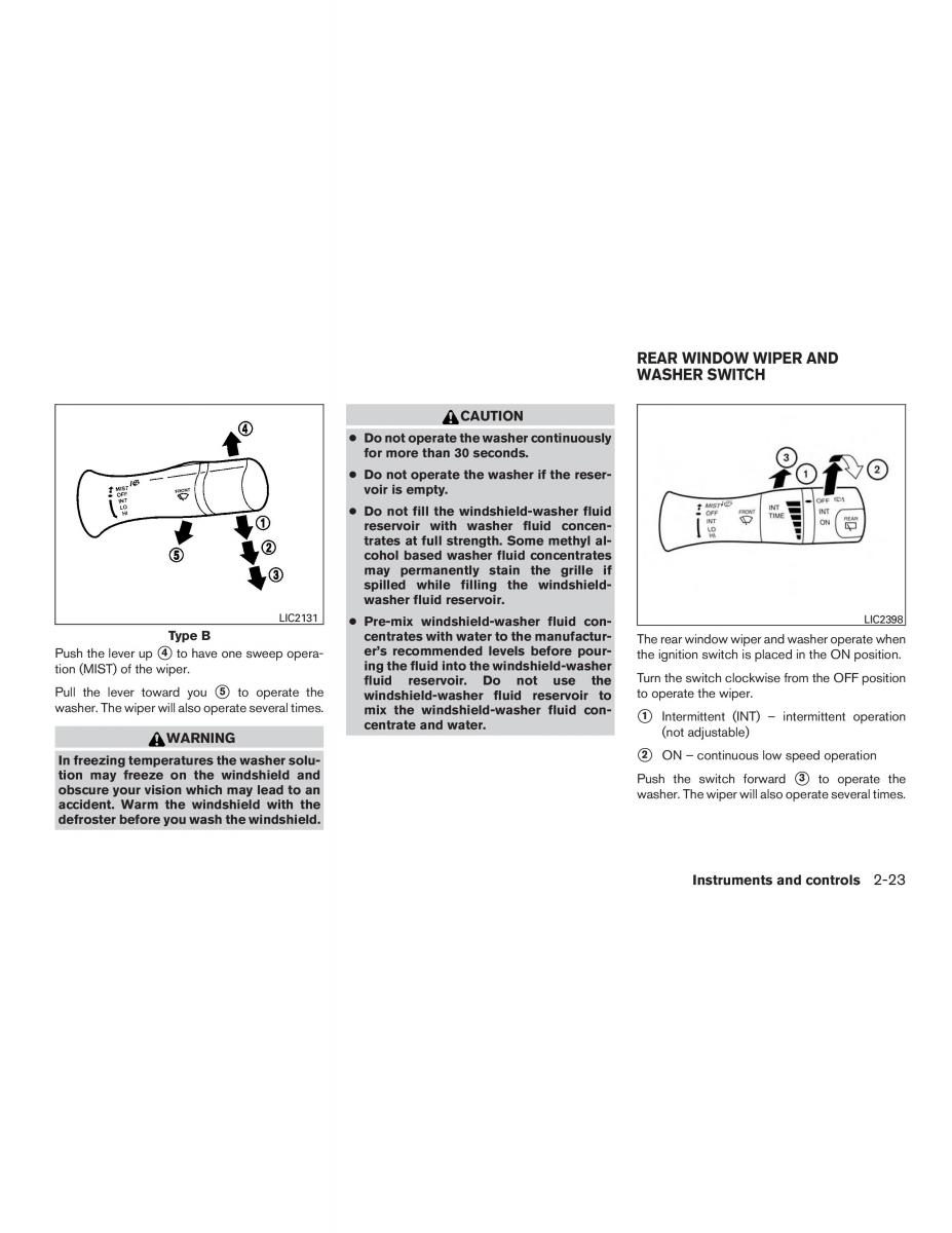 Nissan Note II 2 E12 owners manual / page 98