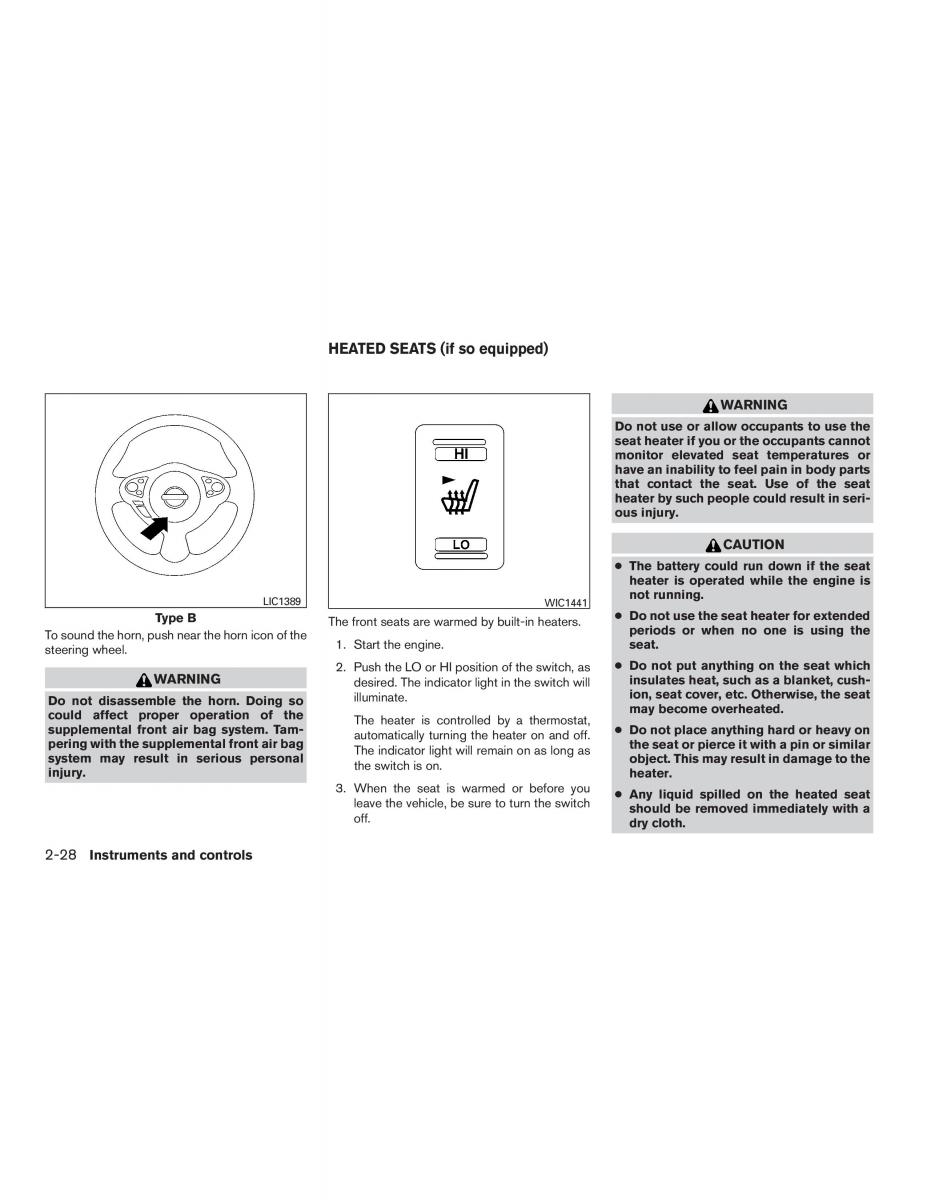 Nissan Note II 2 E12 owners manual / page 103