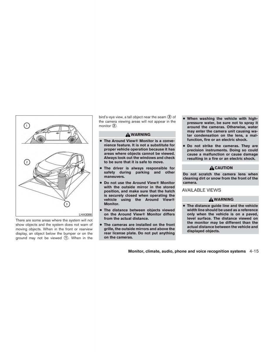 Nissan Note II 2 E12 owners manual / page 162