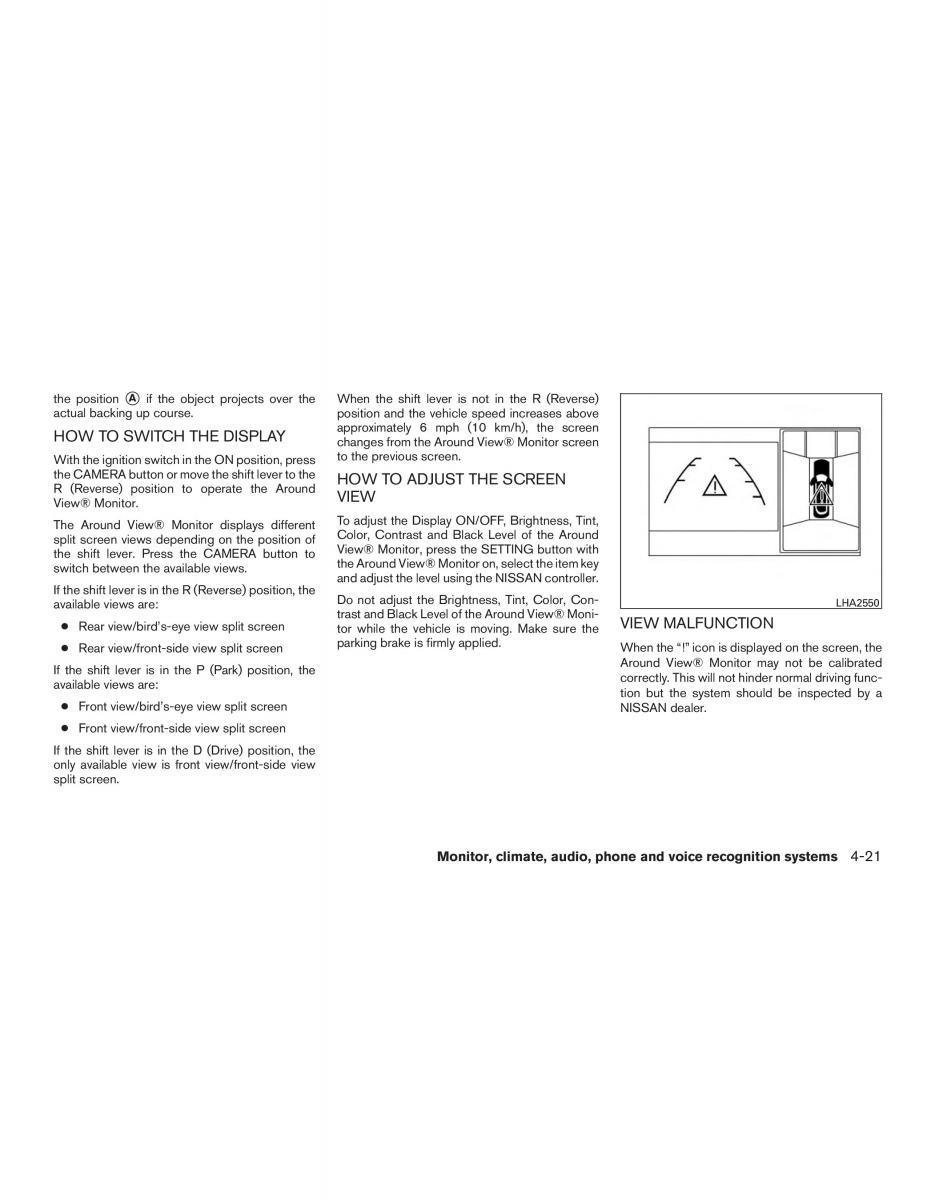 Nissan Note II 2 E12 owners manual / page 168