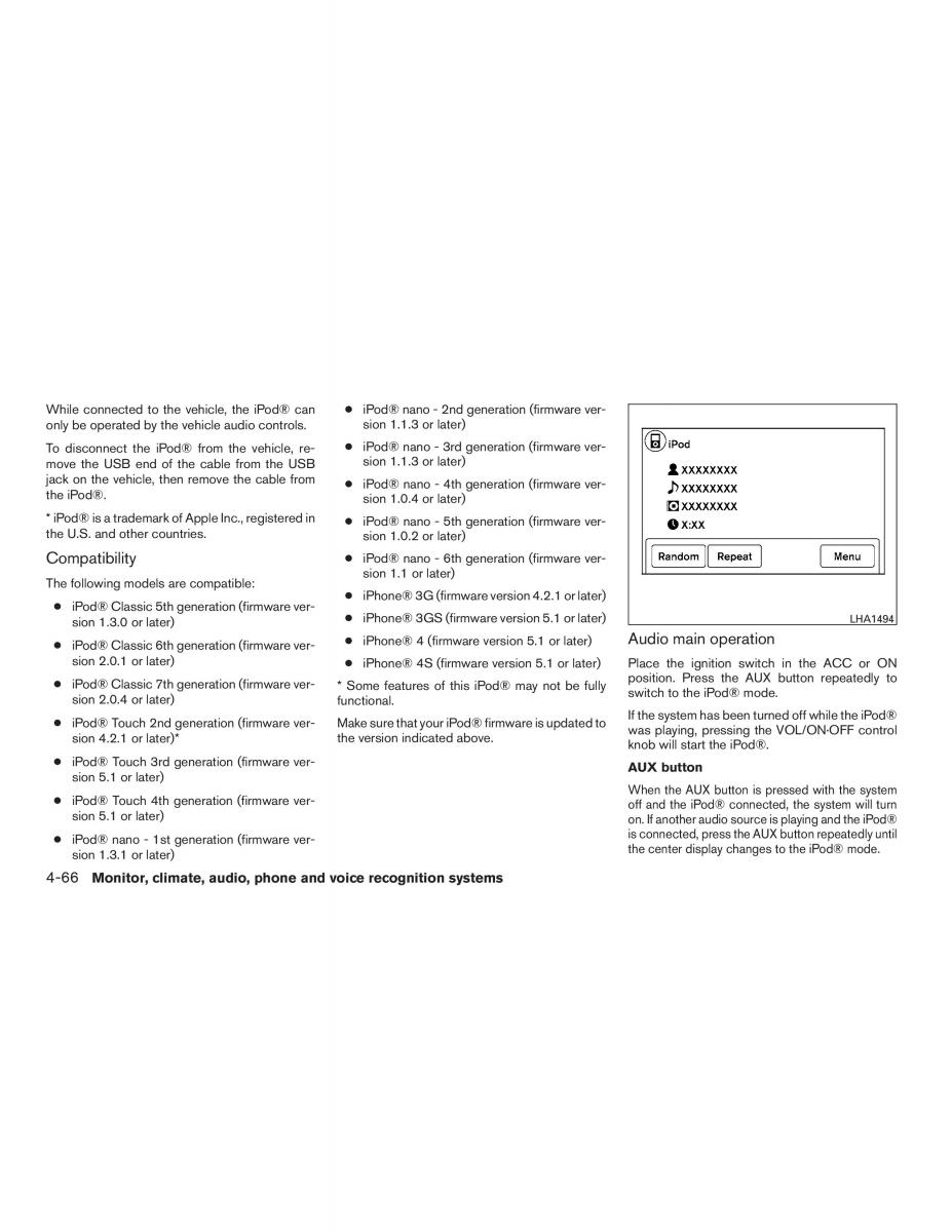 Nissan Note II 2 E12 owners manual / page 213