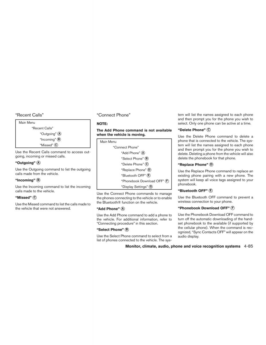 Nissan Note II 2 E12 owners manual / page 232