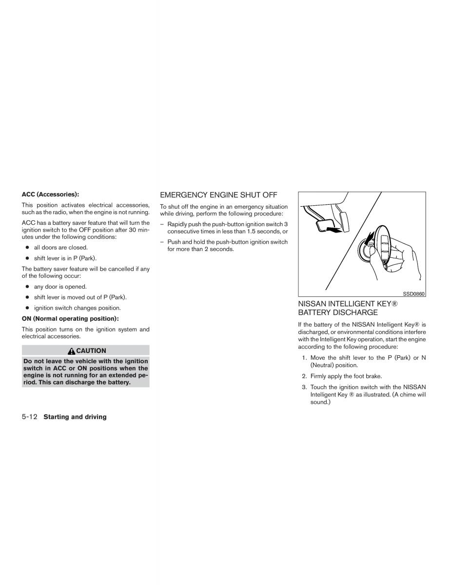 Nissan Note II 2 E12 owners manual / page 261