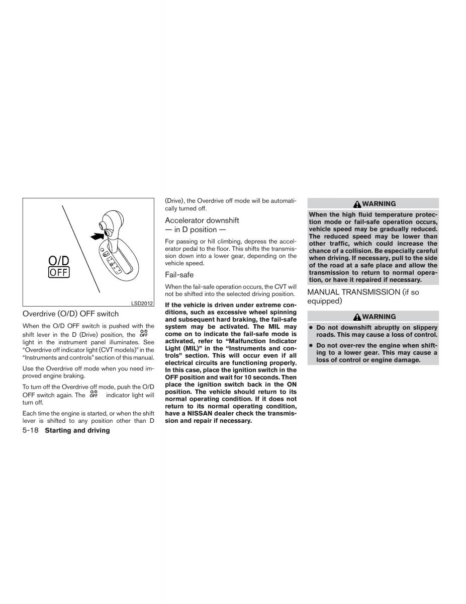 Nissan Note II 2 E12 owners manual / page 267